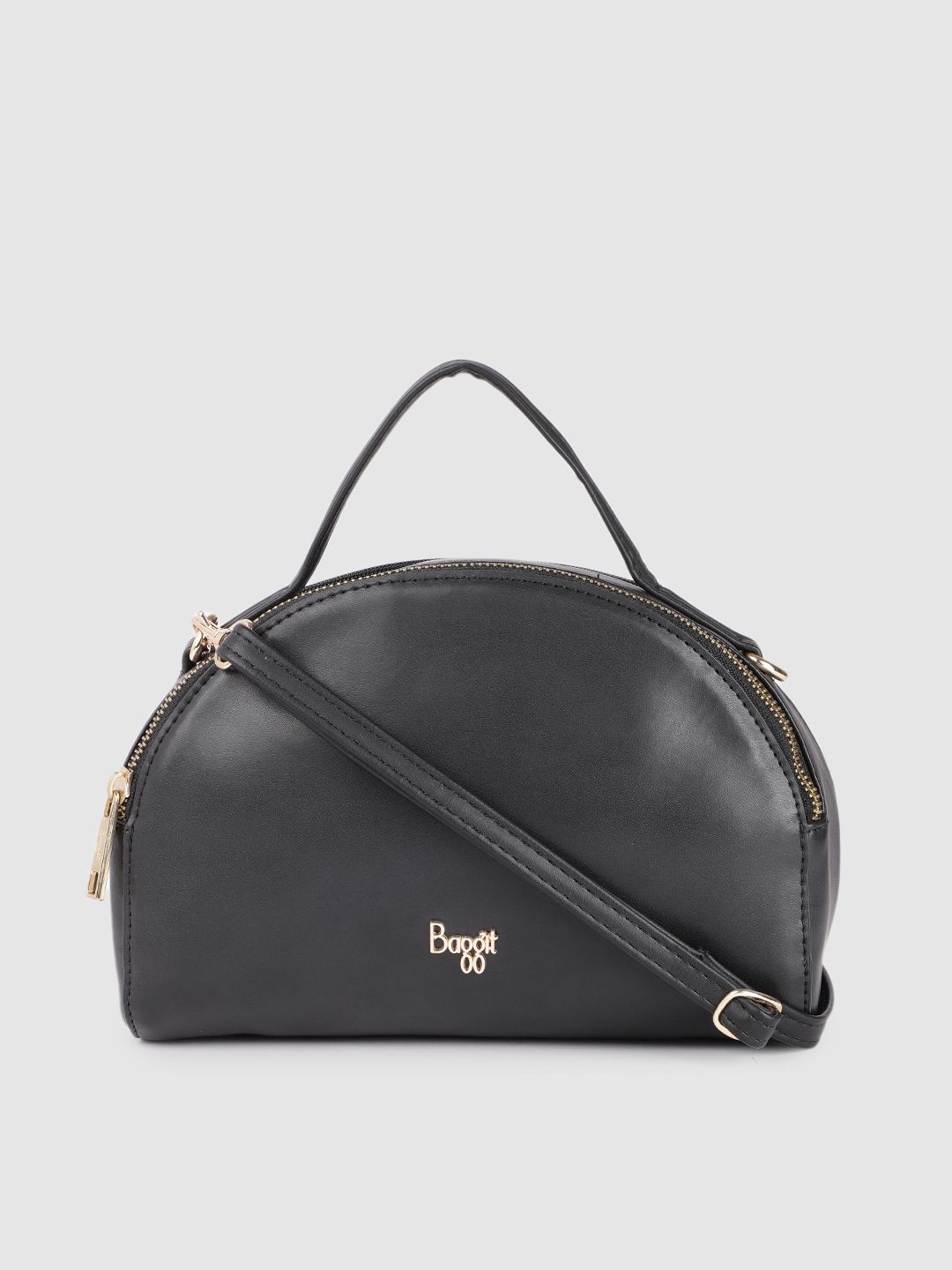 Baggit Women Black Half Moon Handheld Bag Price in India