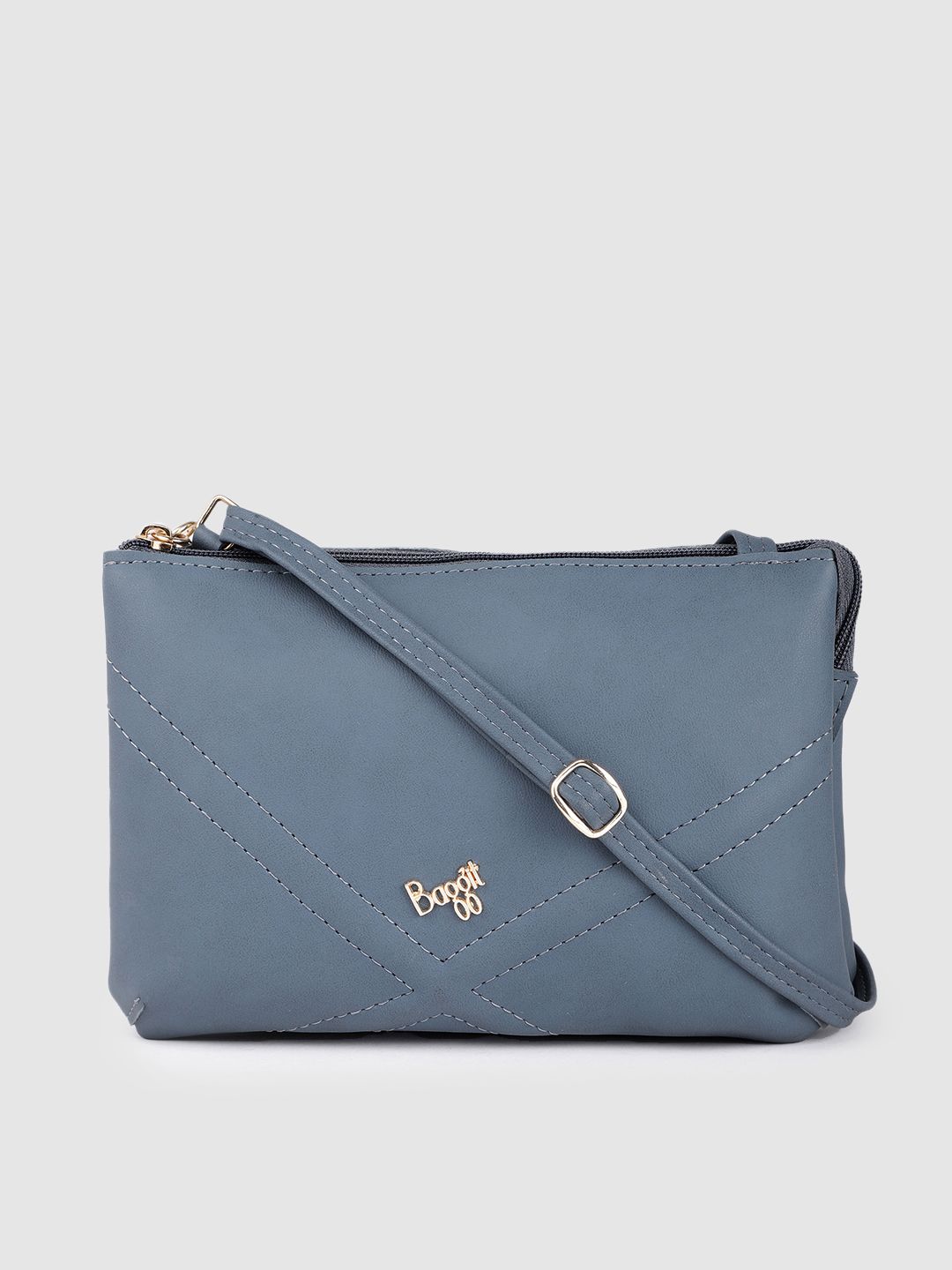 Baggit Blue Structured Sling Bag Price in India