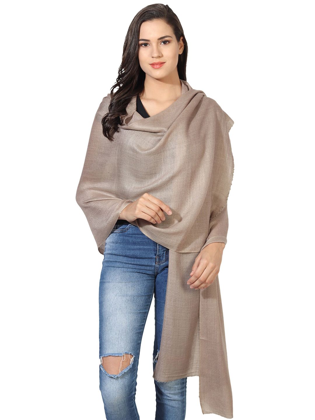 MUFFLY Women Tan Stoles Price in India