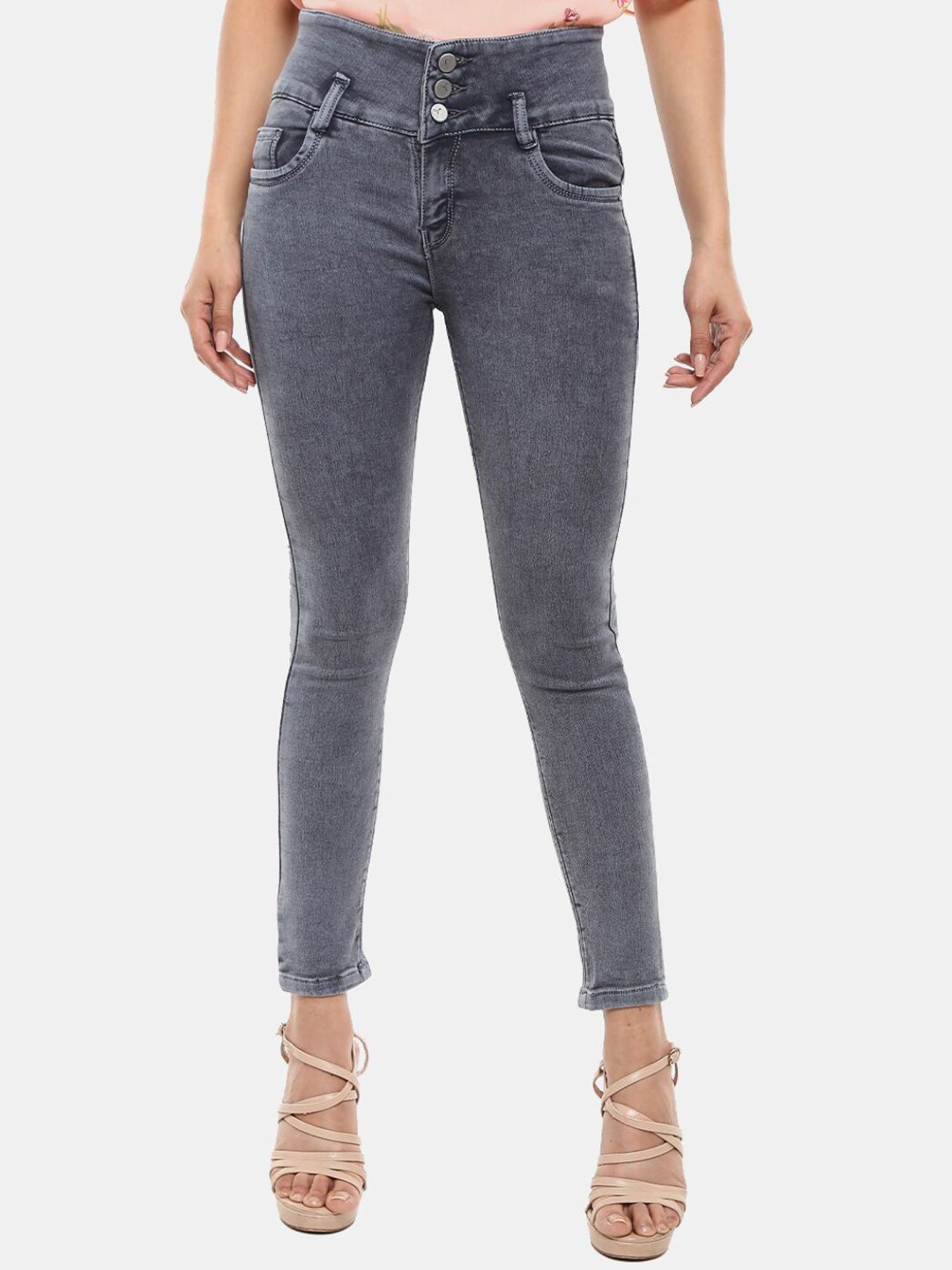 V-Mart Women Grey Jeans Price in India