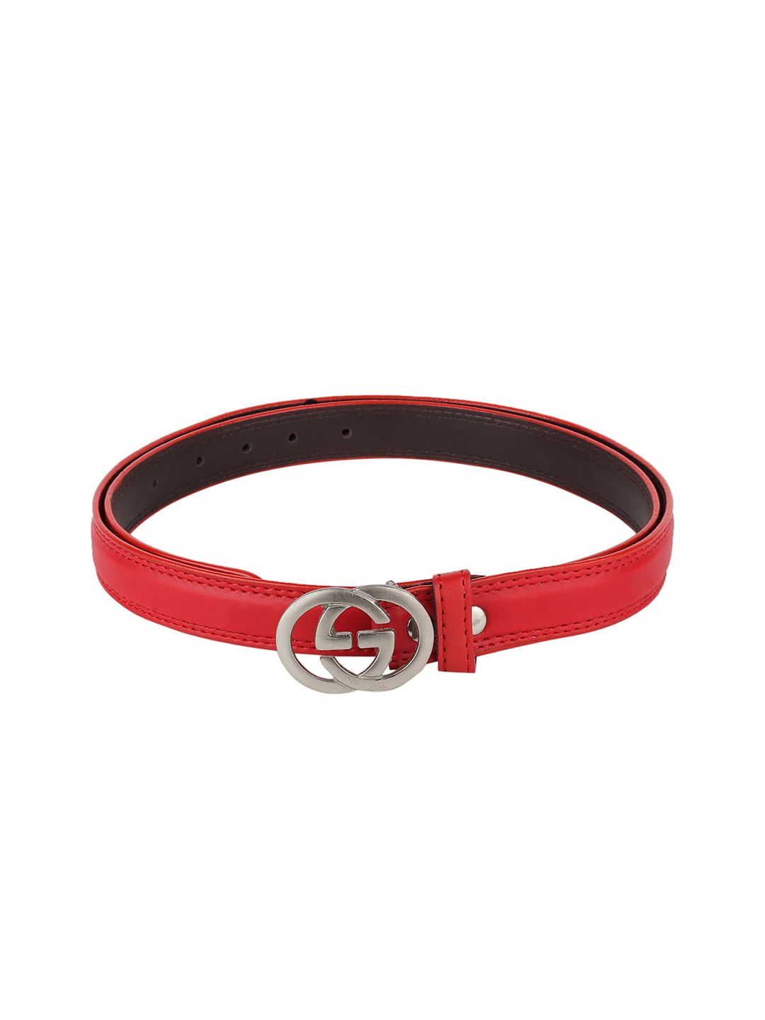 LONDON FASHION hob Women Red PU Belt Price in India