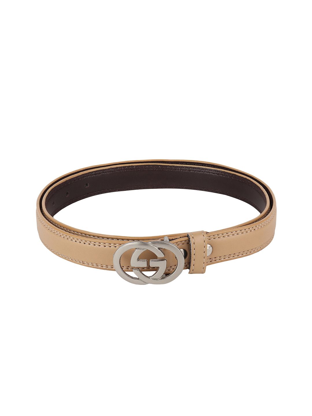 LONDON FASHION hob Women Cream-Coloured PU Belt Price in India