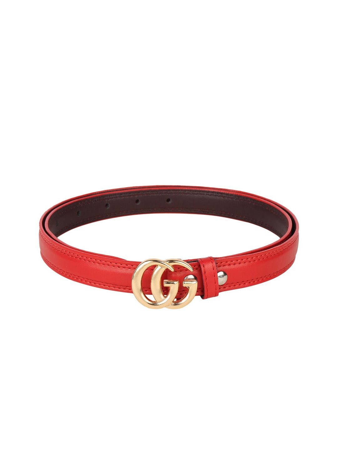 LONDON FASHION hob Women Red PU Belt Price in India