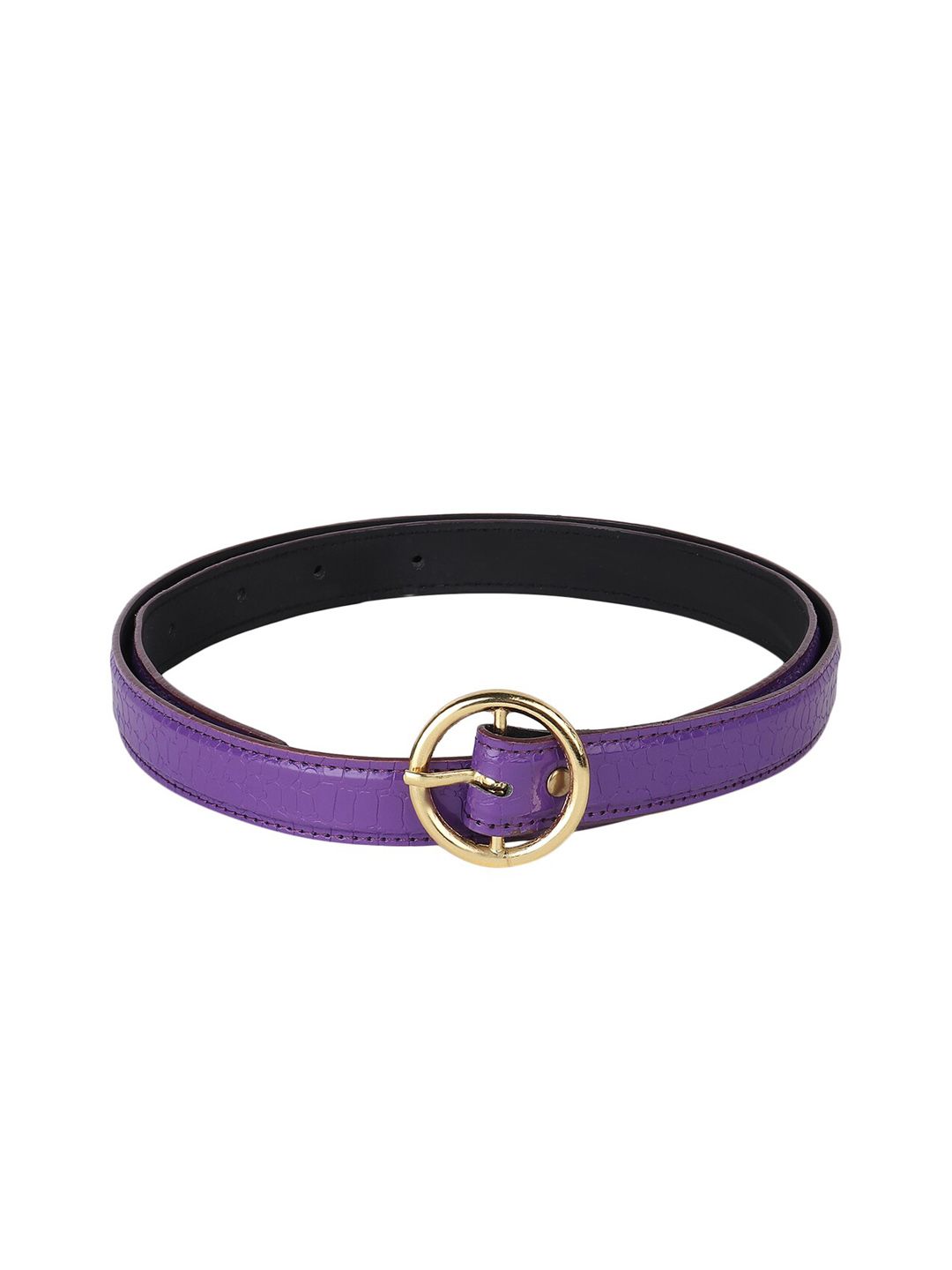 LONDON FASHION hob Women Purple PU Belt Price in India