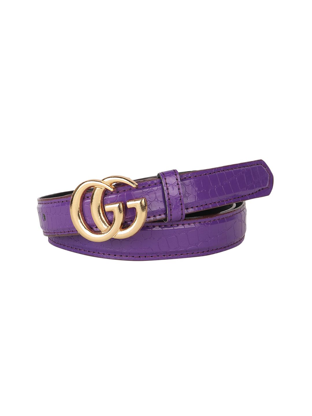 LONDON FASHION hob Women Purple PU Belt Price in India