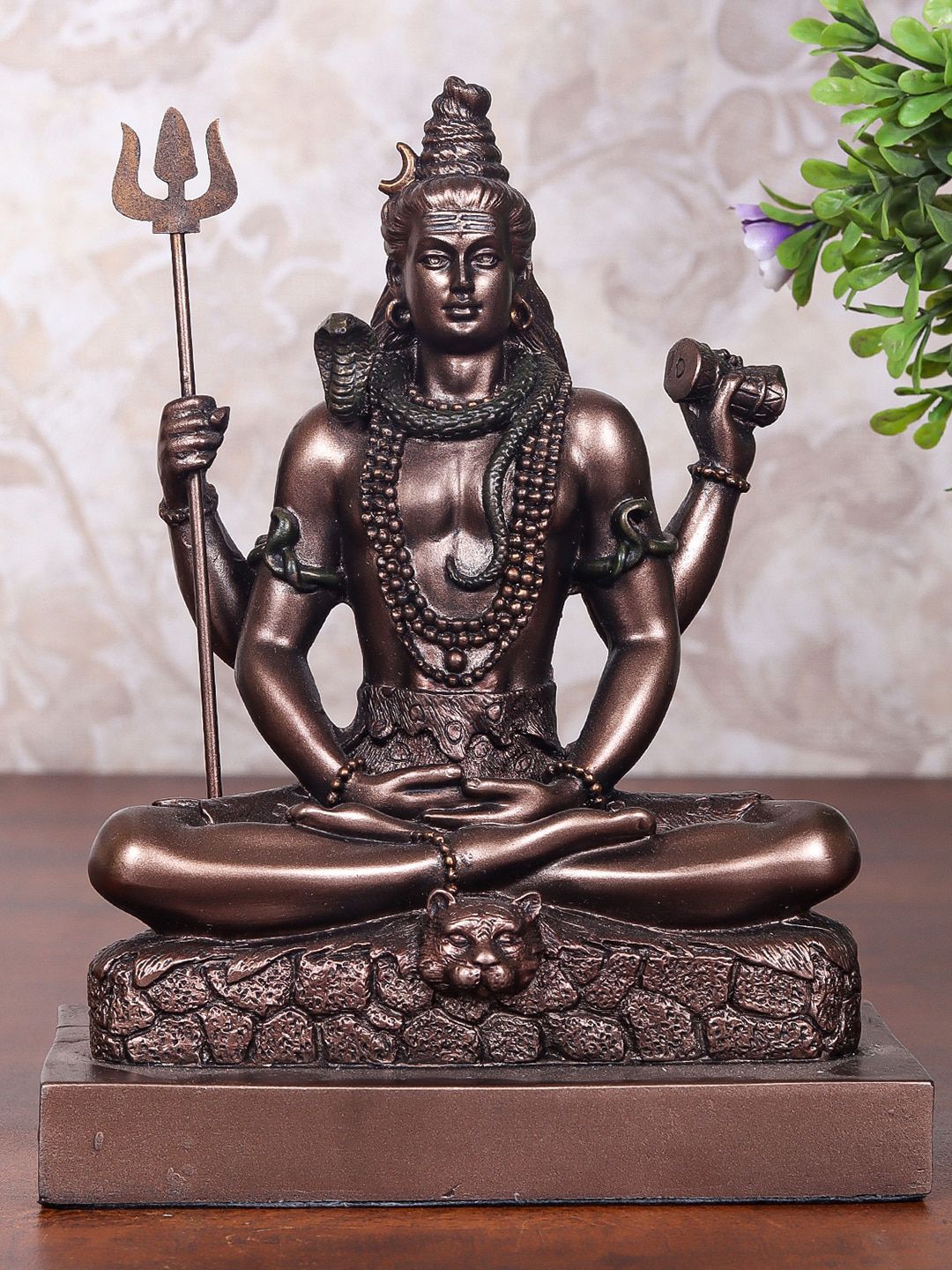 StatueStudio Bronze Shiva Idol For Home Dcor Price in India