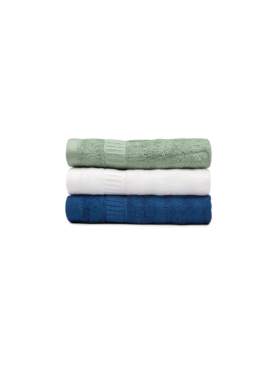 MUSH Set Of 3 Bamboo 600 GSM Ultra Soft & Eco Friendly Face Towels Price in India