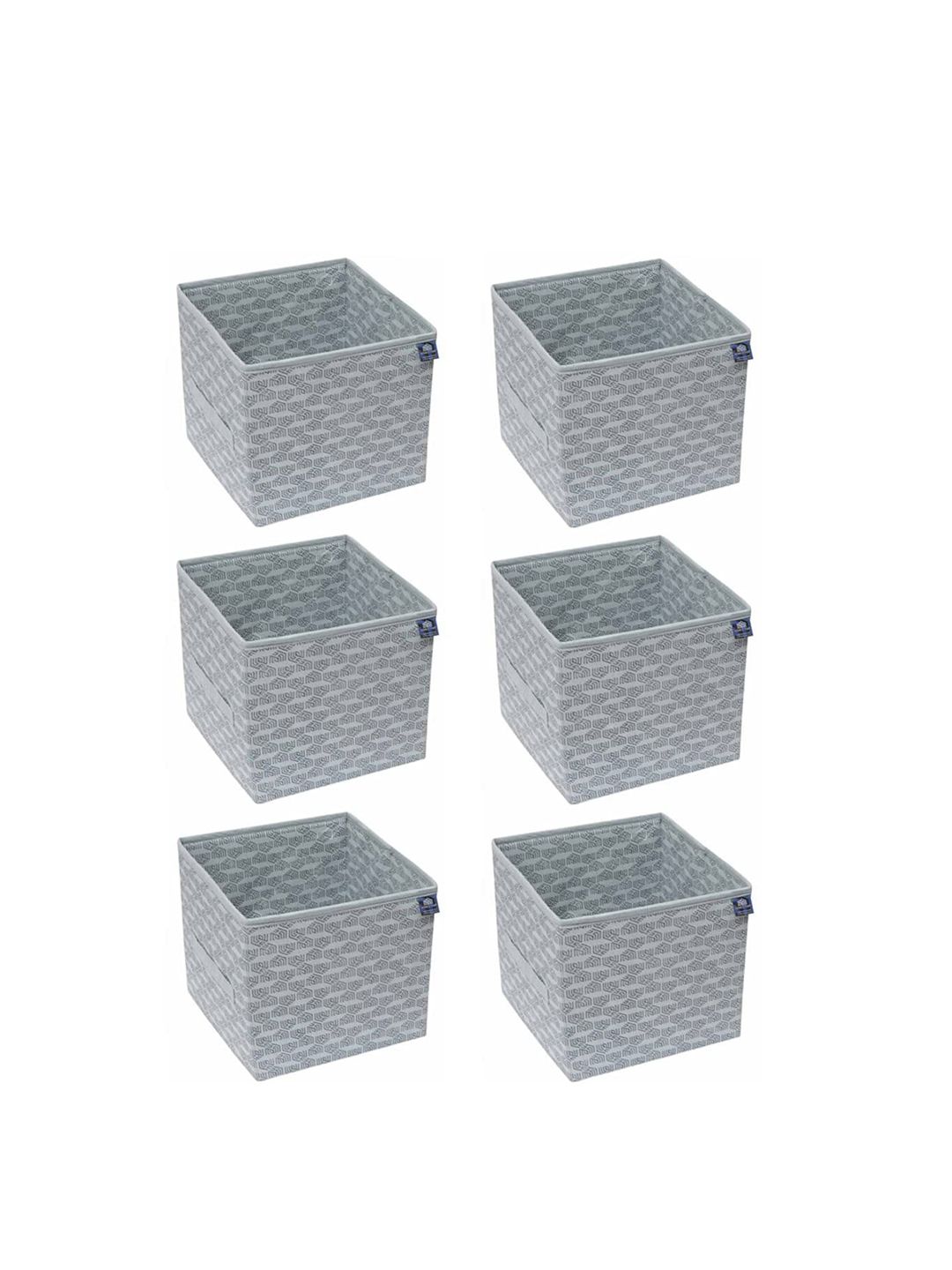 HOMESTRAP Set of 6 Foldable Storage Cube Organiser Box Price in India