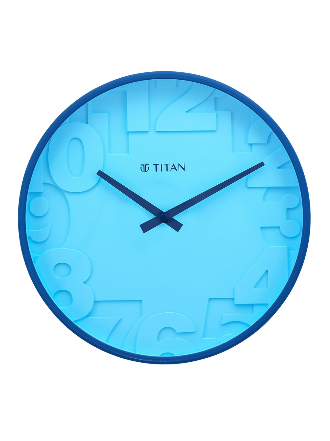 Titan Blue Analogue Contemporary Wall Clock Price in India