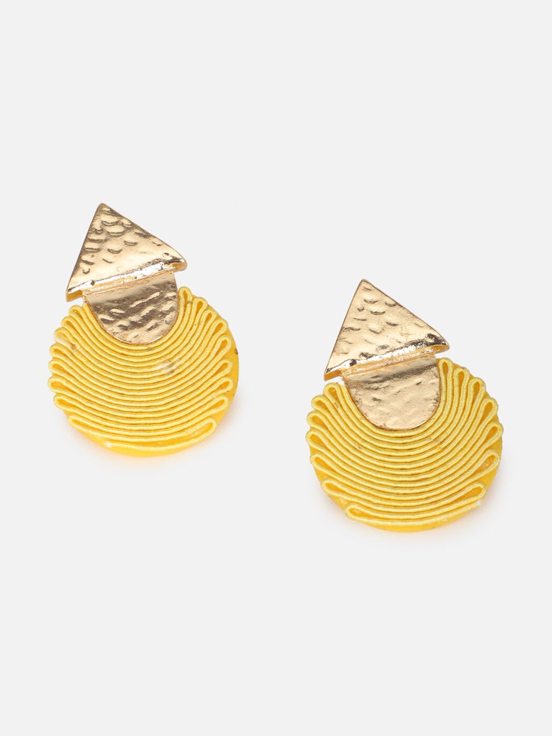 FOREVER 21 Yellow Contemporary Drop Earrings Price in India