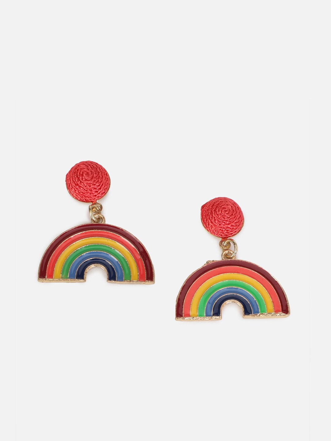 FOREVER 21 Multicoloured Contemporary Drop Earrings Price in India