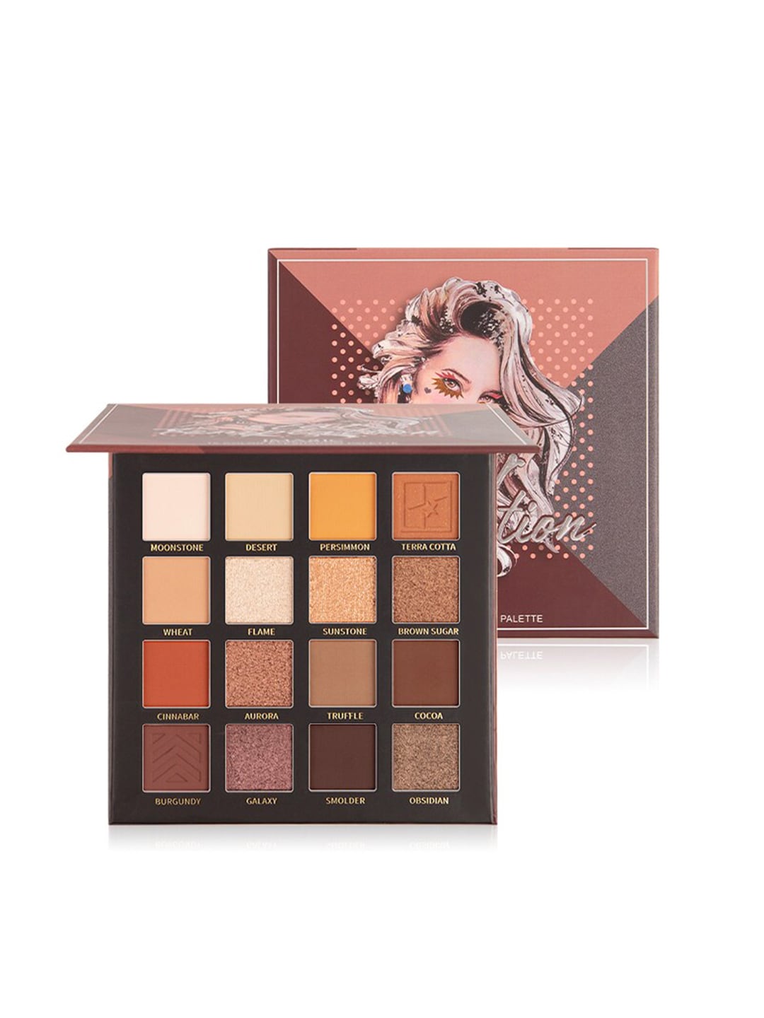 IMAGIC Professional Cosmetics Star Temptation 16 Colors Eyeshadow Palette EY341 Price in India