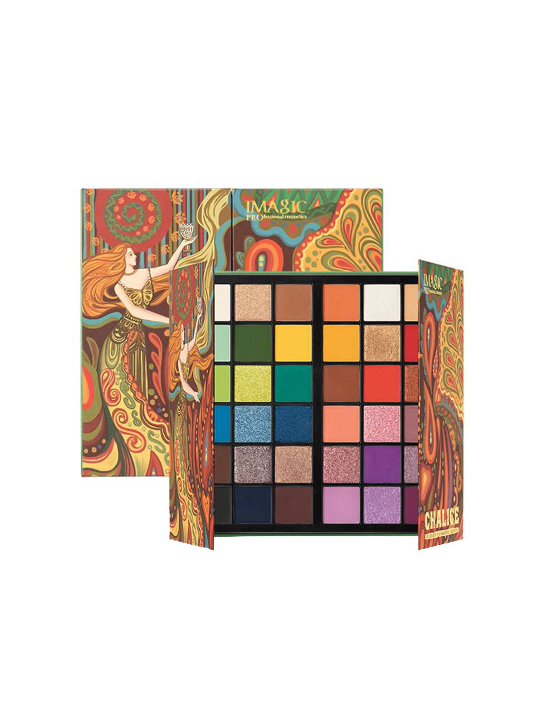 IMAGIC Professional Cosmetics Chalice 36 Color Eyeshadow Palette - Shade EY335 Price in India