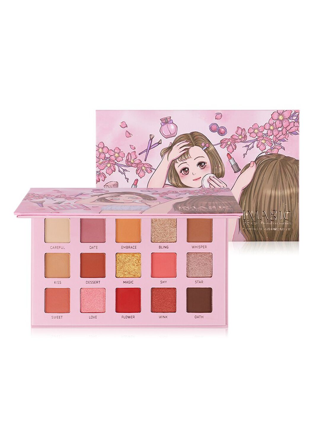 IMAGIC 15 Colors Baby Cute Eyeshadow Palette - Shade EY328 Price in India