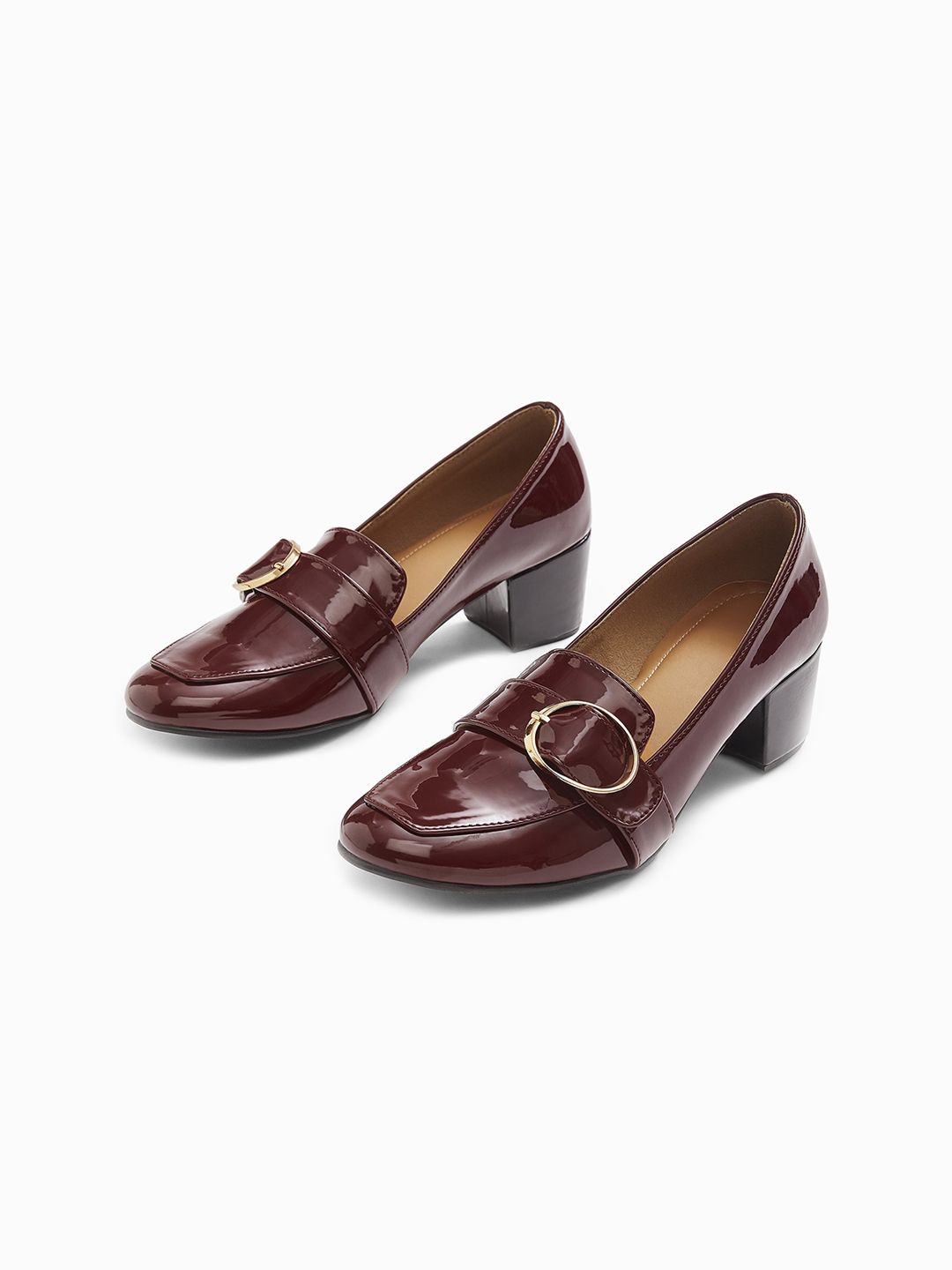 The Label Life Women Red Leather Loafers Price in India