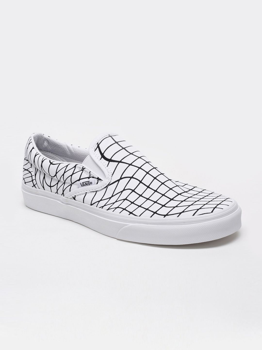 Vans Unisex White Printed Slip-On Sneakers Price in India