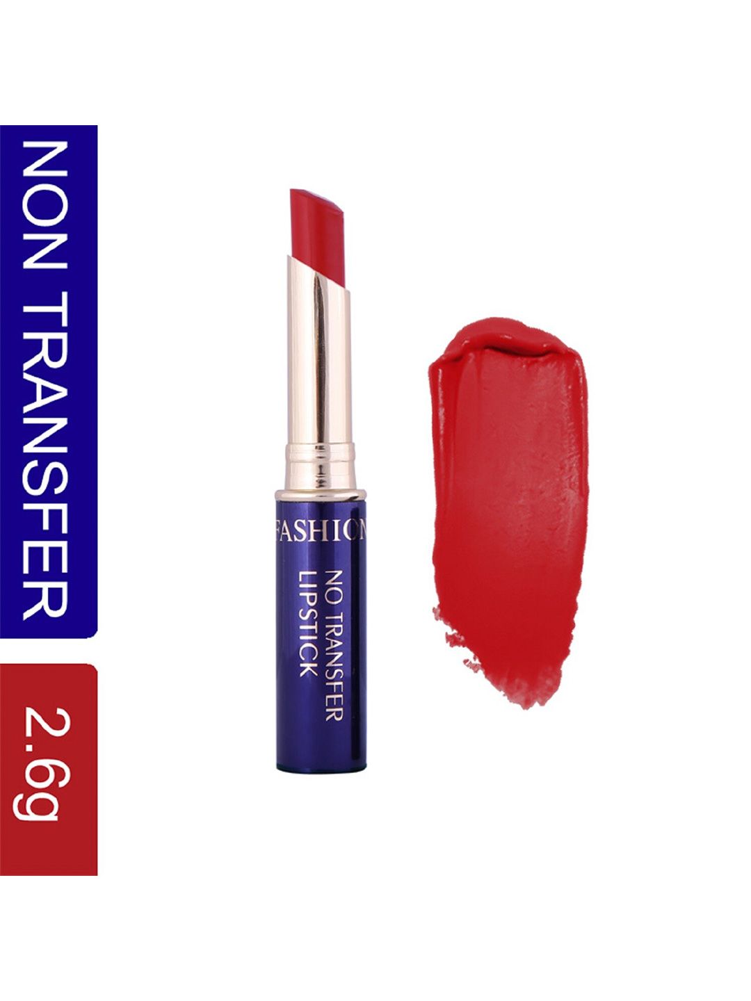 Fashion Colour No Transfer Matte Waterproof Lipstick 2.6 g - Lotus Red 07 Price in India