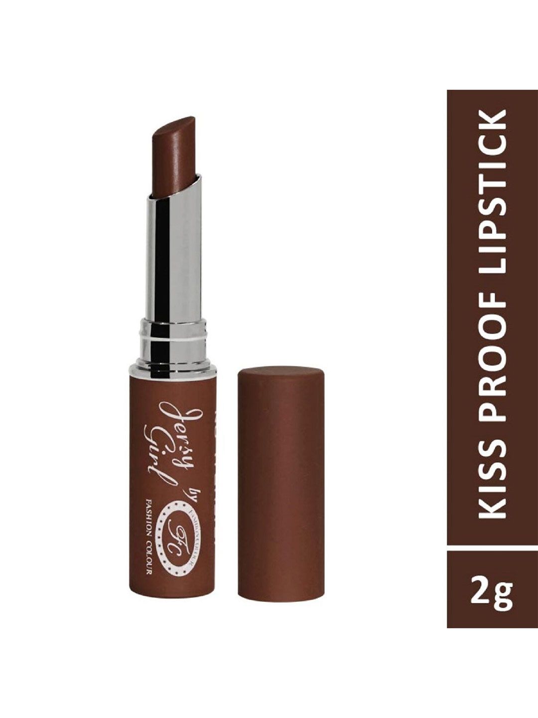 Fashion Colour Jersy Girl Kiss Proof No Transfer Lipstick - Chocochip 22 Price in India