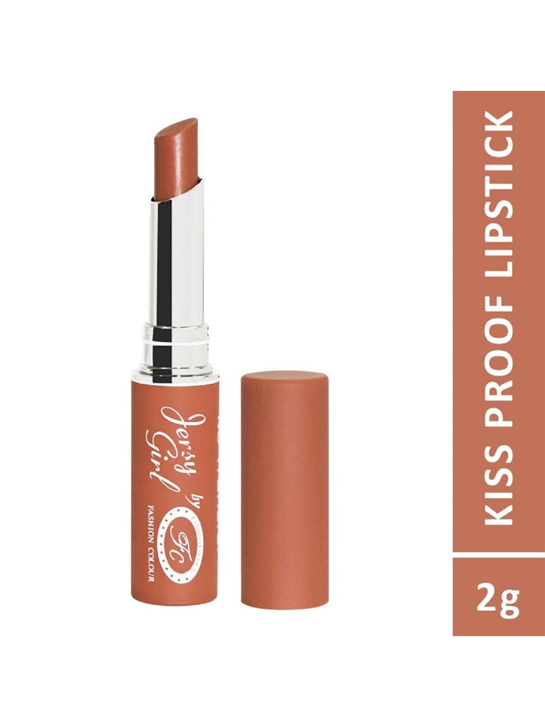 Fashion Colour Jersy Girl Kiss Proof No Transfer Matte Lipstick - Mocha 21 Price in India