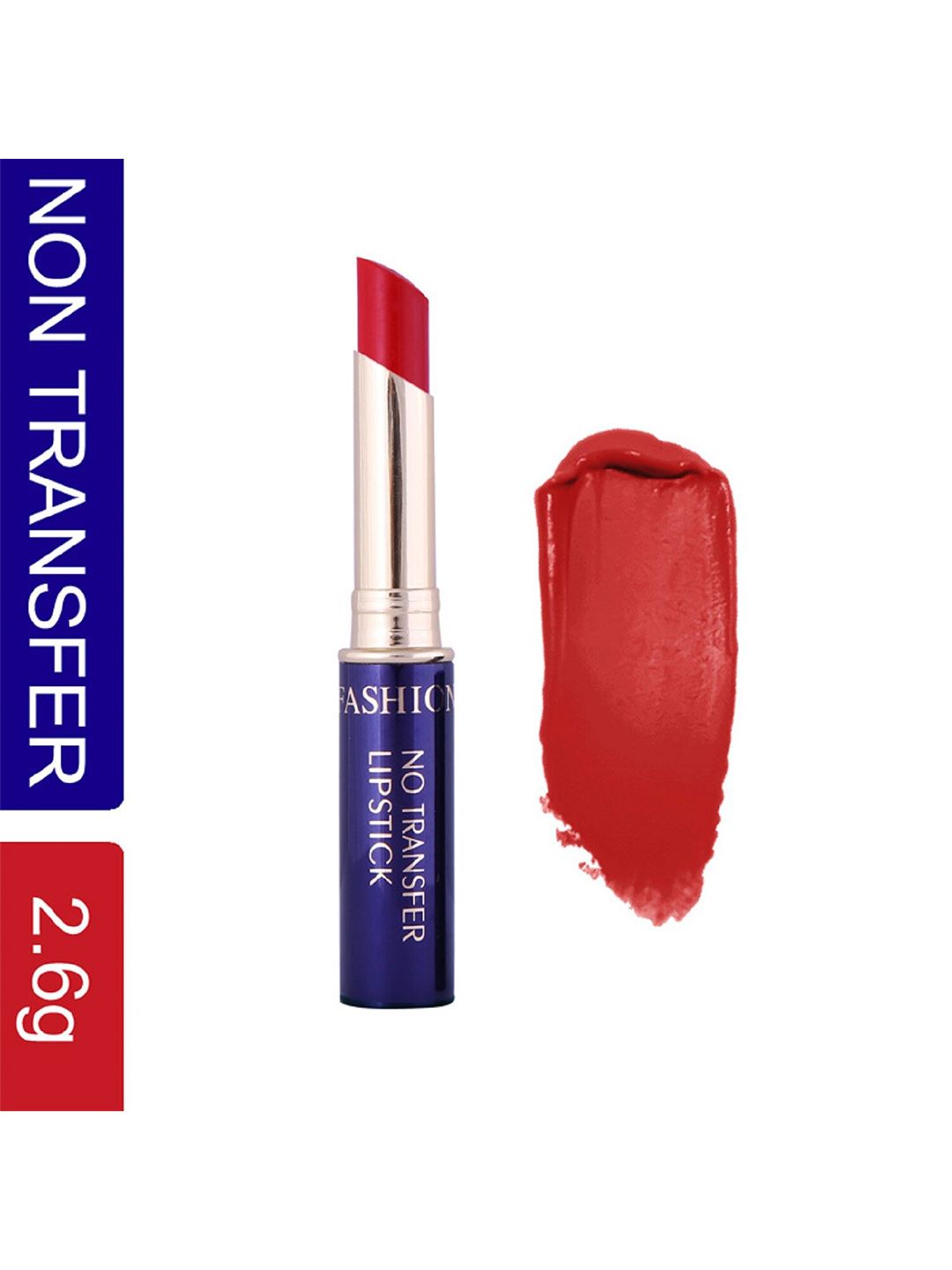 Fashion Colour No Transfer Matte Waterproof Lipstick 2.6 g - Spicy Ruby 62 Price in India