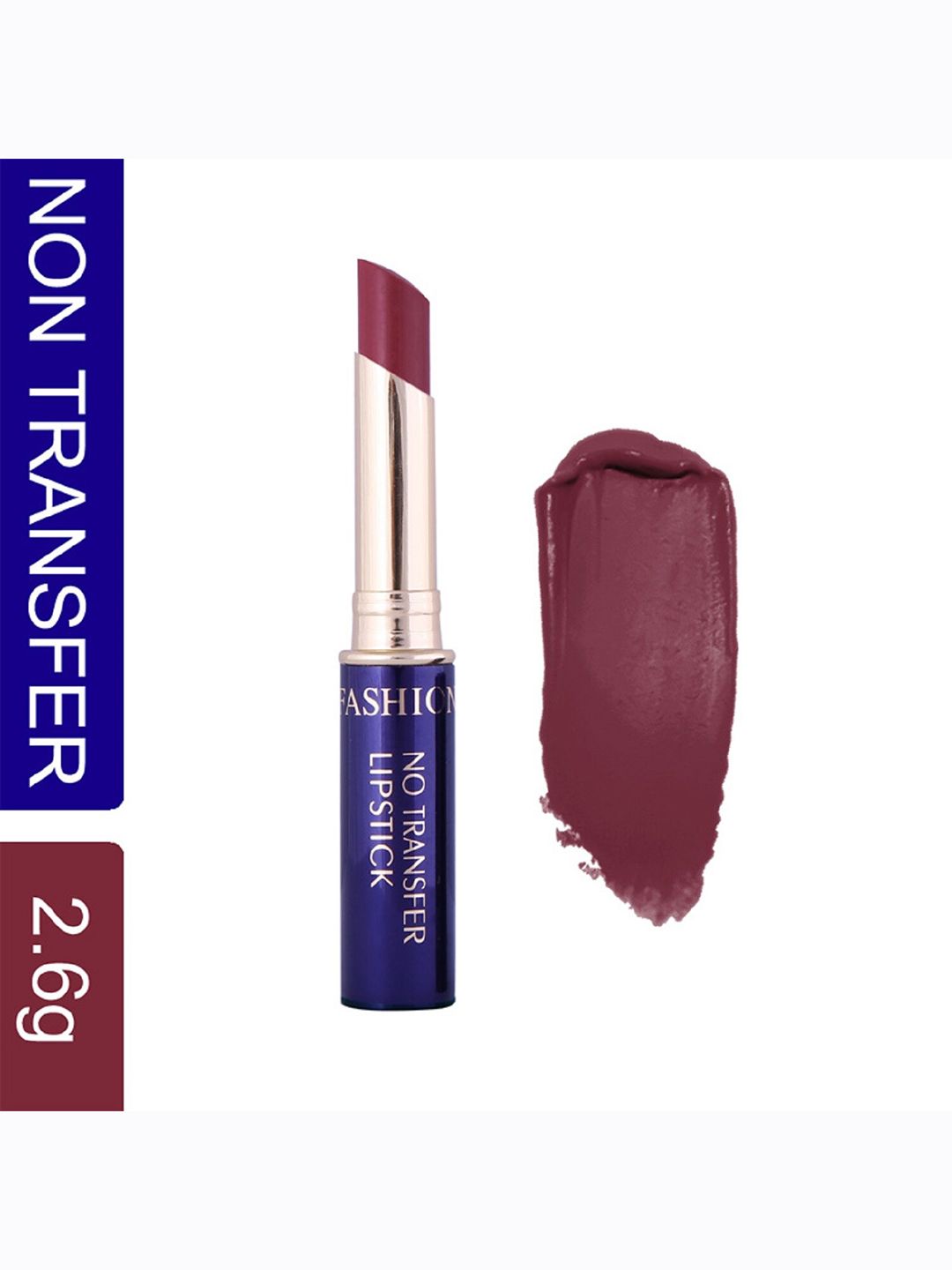 Fashion Colour No Transfer Matte Waterproof Lipstick 2.6 g - Pink Violet 68 Price in India