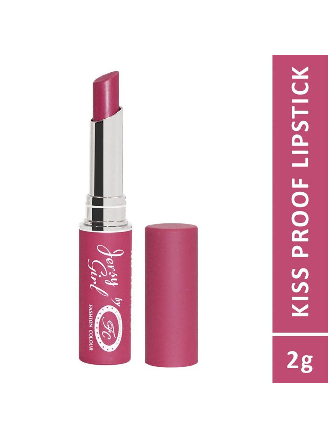 Fashion Colour Jersy Girl Kiss Proof No Transfer Matte Lipstick 2 g - Baby Lavender 3 Price in India