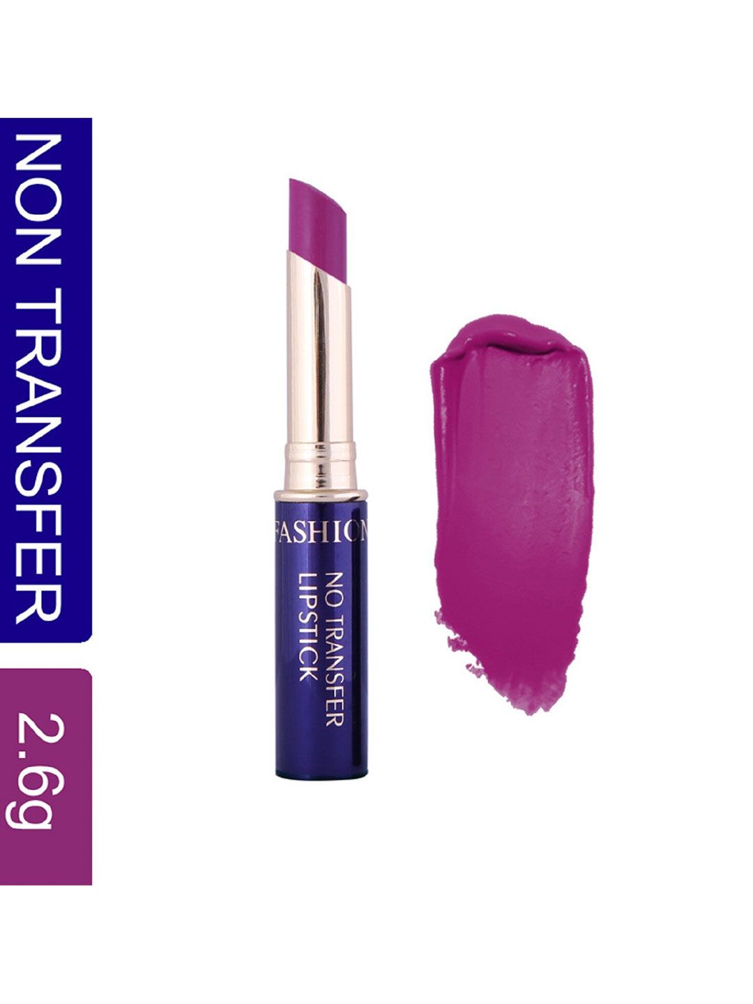 Fashion Colour Non-Transfer Waterproof Matte Lipstick - Violet Light 06 Price in India