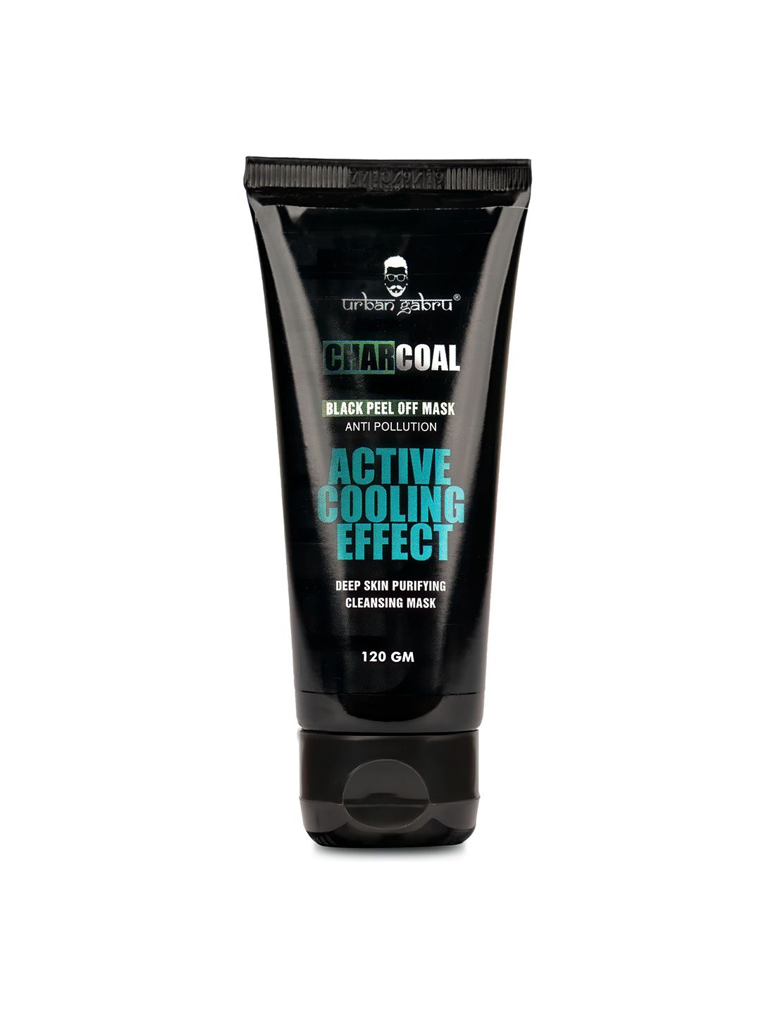 URBANGABRU Charcoal Anti Pollution Peel Off Mask with Active Cooling Effect - 120 g
