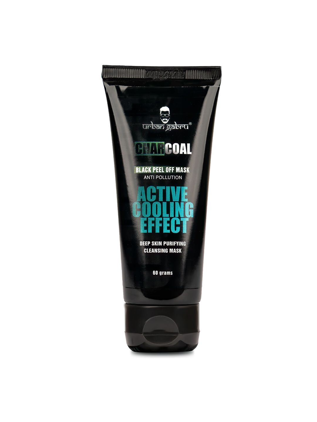 URBANGABRU Charcoal Anti Pollution Peel Off Mask with Active Cooling Effect - 60 g