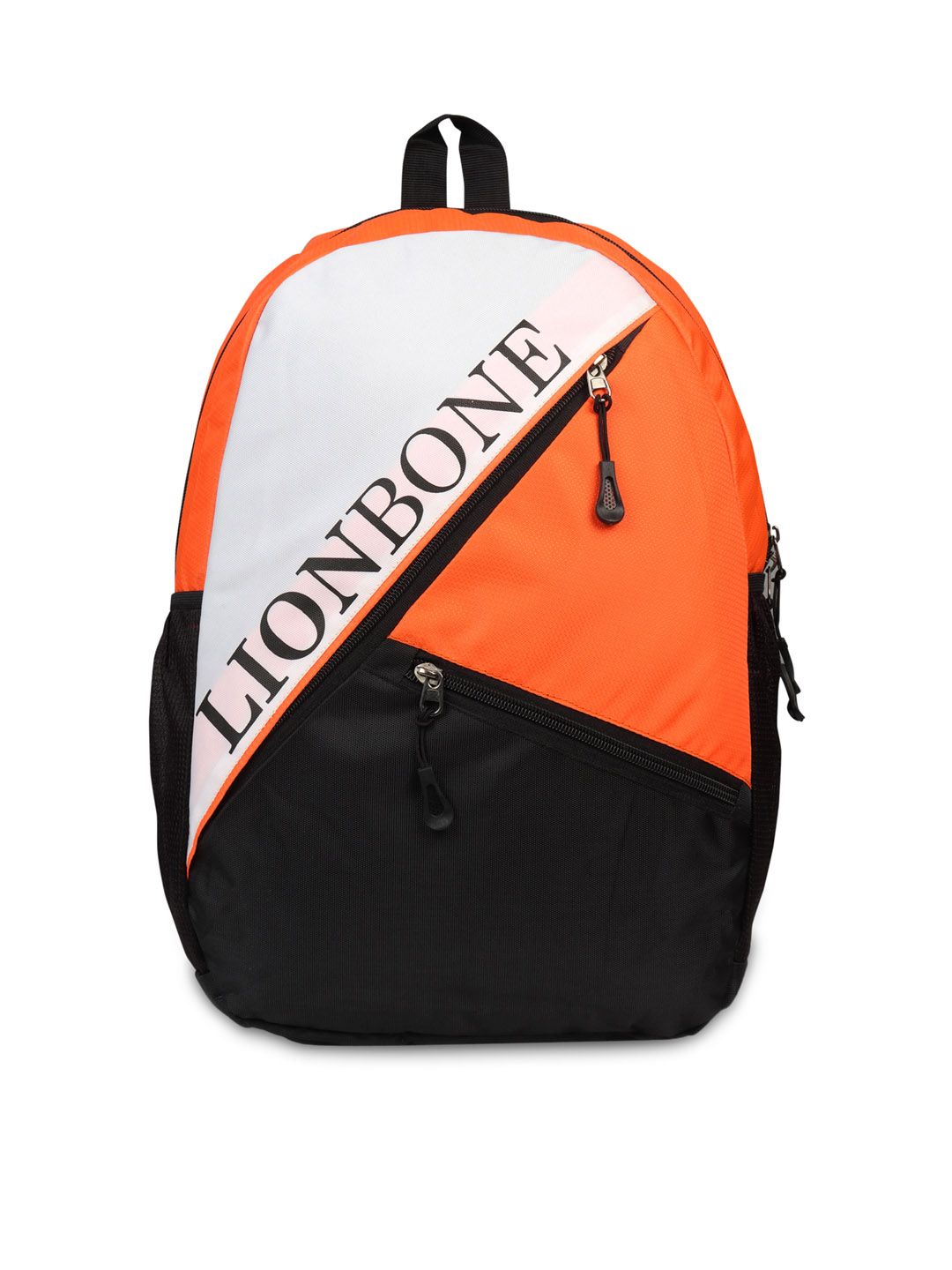 LIONBONE Unisex Orange & White Backpack Price in India