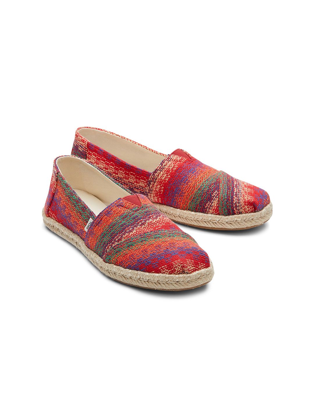 TOMS Women Multicoloured Woven Design Alpargata  Espadrilles Price in India