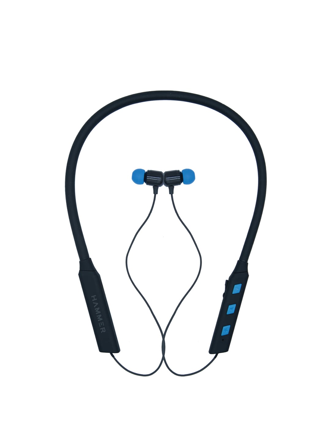 HAMMER Black Solid Sting Flexi Bluetooth Wireless Neckband Price in India