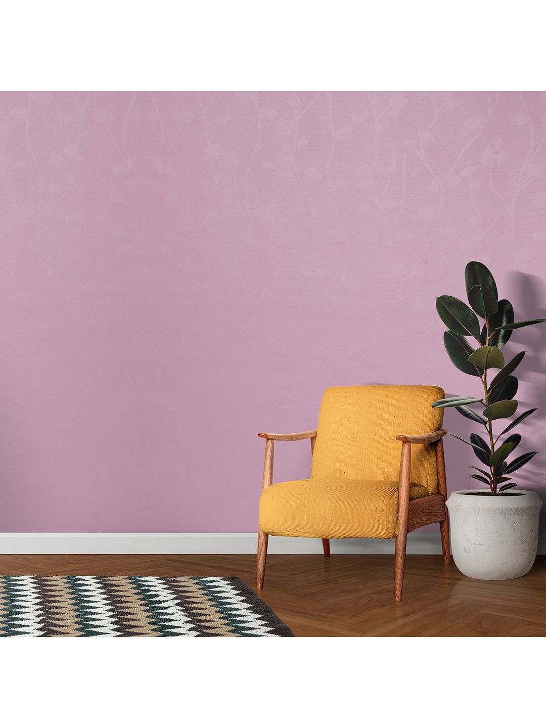 Ispace Pink Solid Self Adhesive and Waterproof Wallpaper Price in India