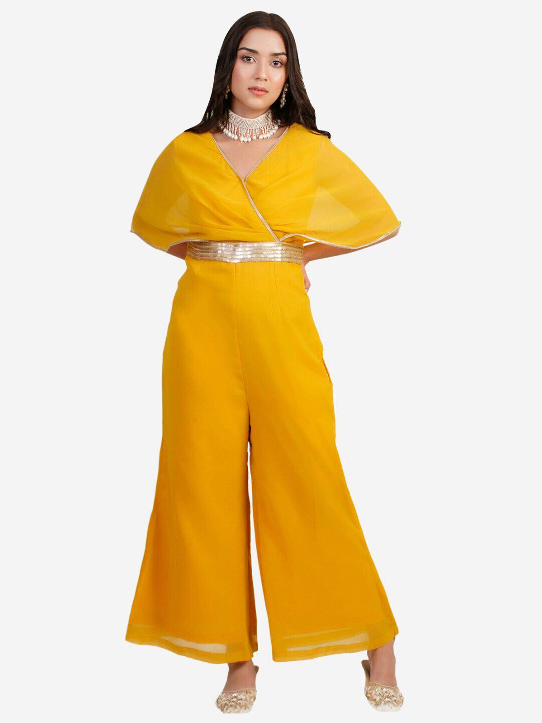 Alaya By Stage3 Yellow Basic Jumpsuit Price in India