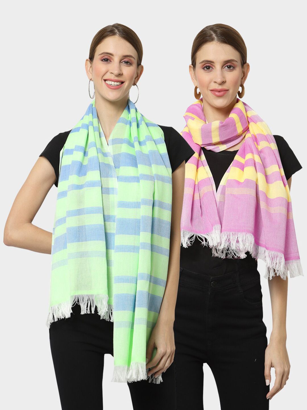 KLOTTHE Women Multi Stoles Price in India