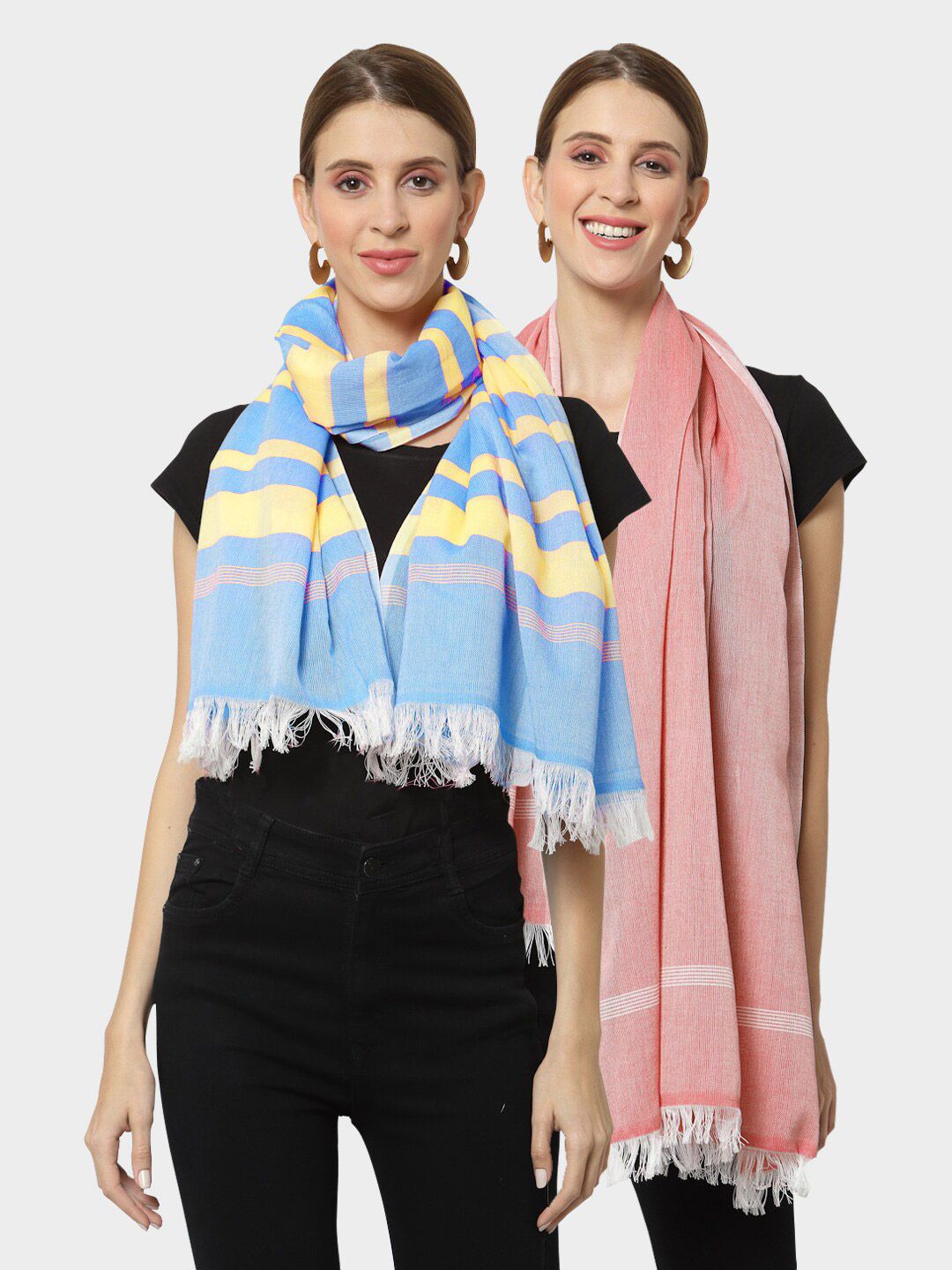 KLOTTHE Women Multi Stoles Price in India