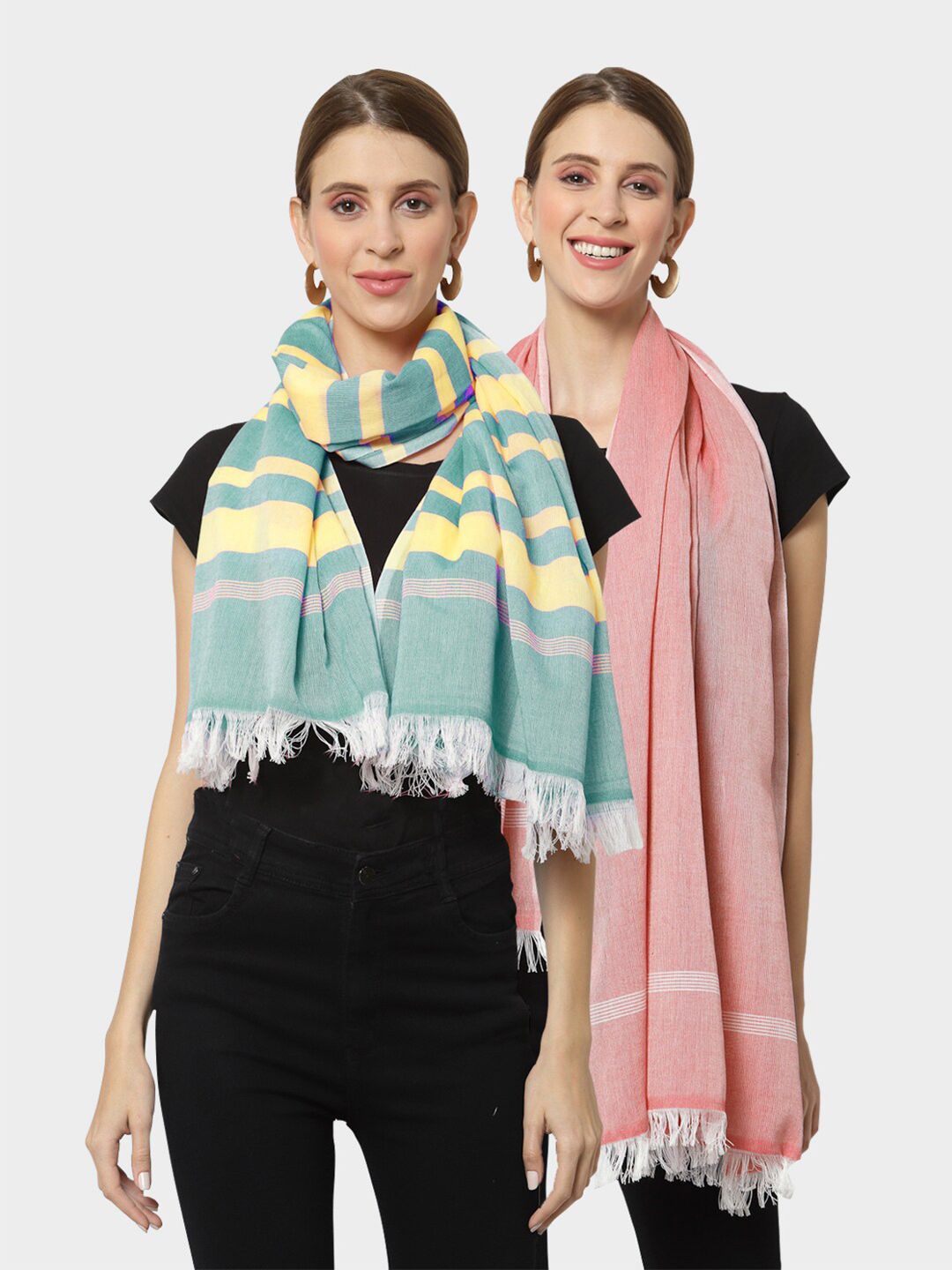 KLOTTHE Women Multi Stoles Price in India