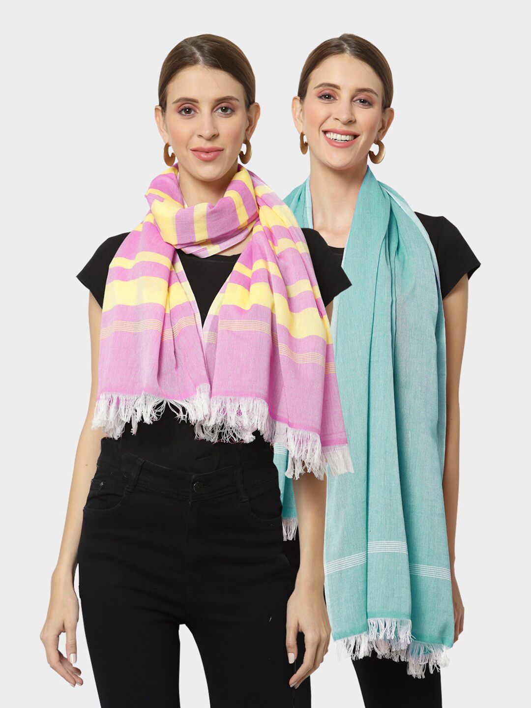 KLOTTHE Women Multi Stoles Price in India