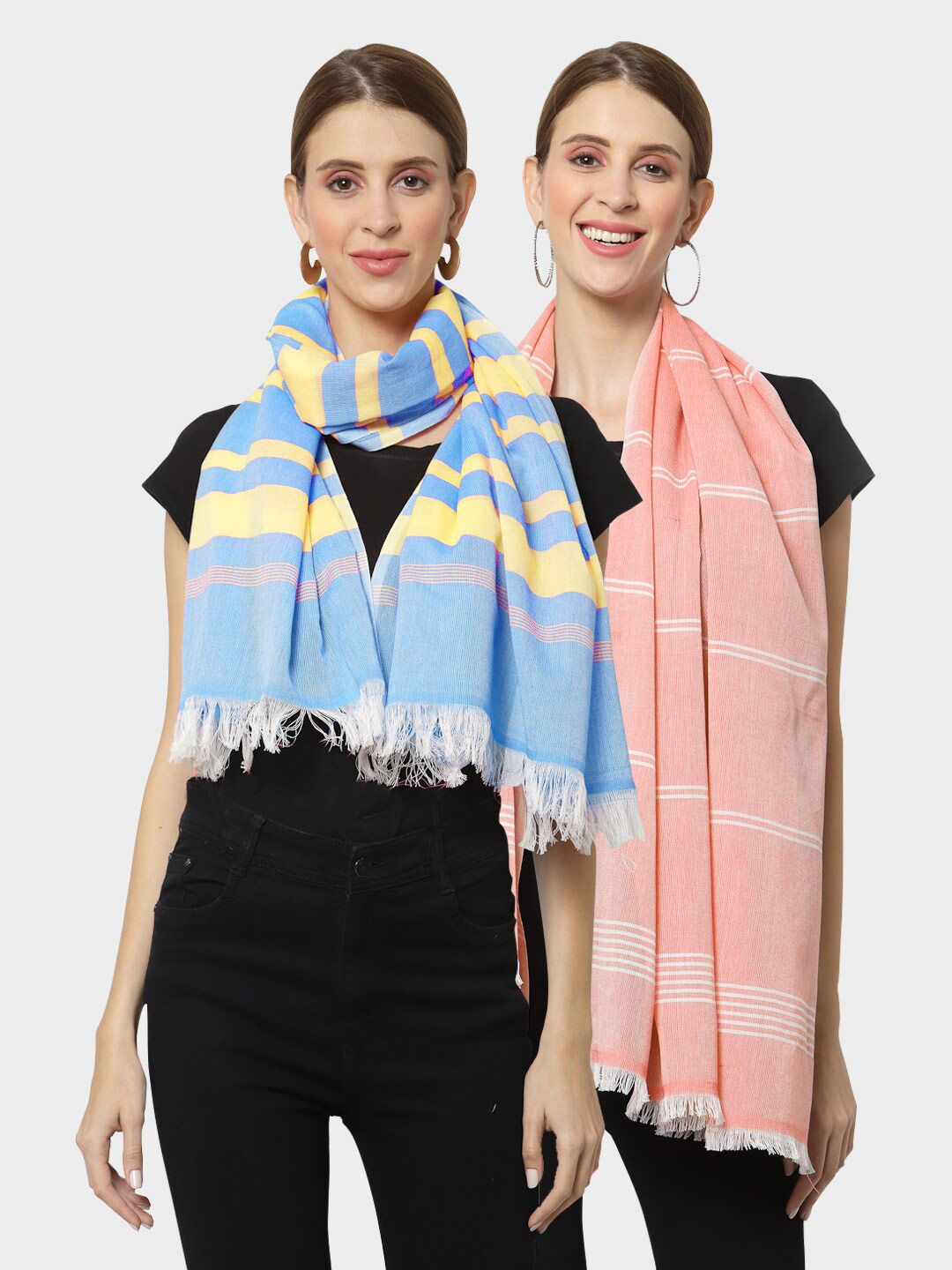 KLOTTHE Women Multi Stoles Price in India