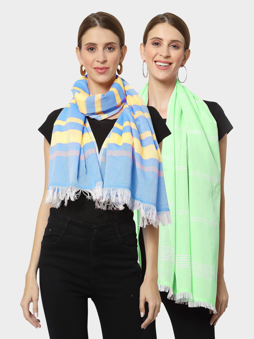 KLOTTHE Women Multi Stoles Price in India