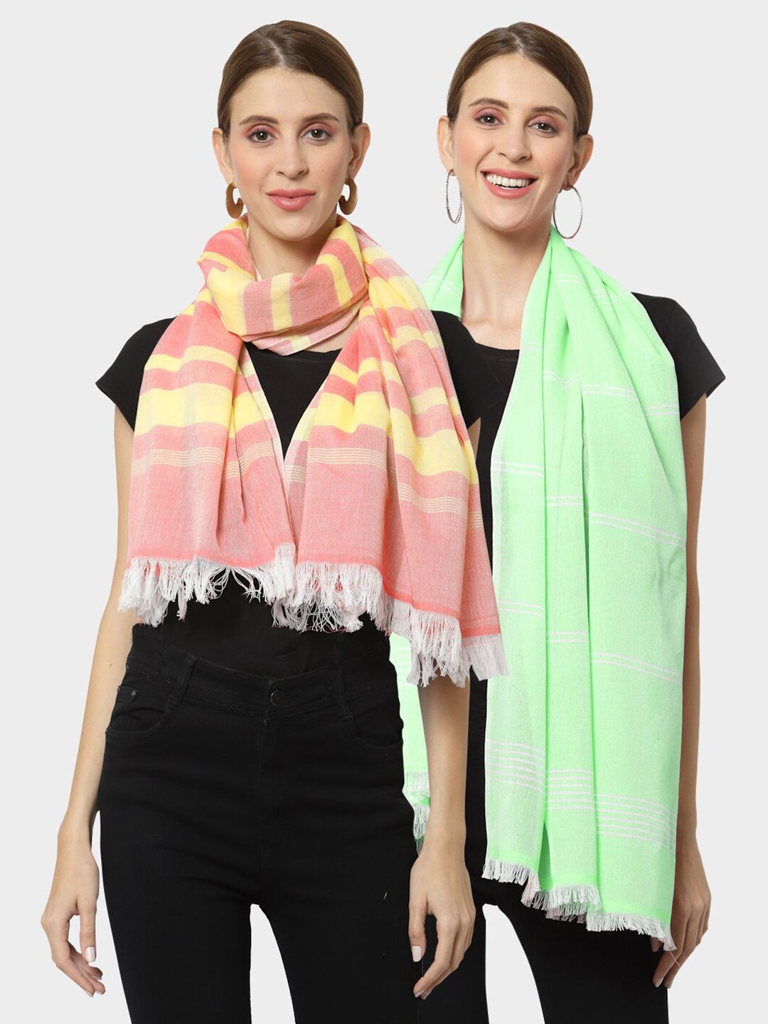 KLOTTHE Women Multi Stoles Price in India