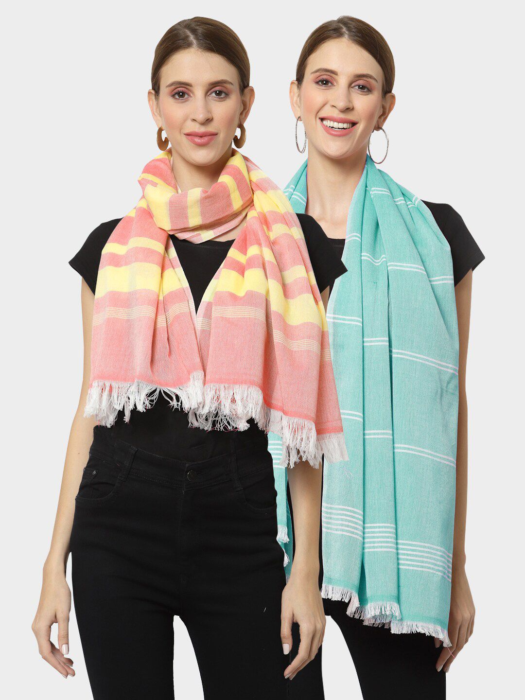 KLOTTHE Women Multi Stoles Price in India