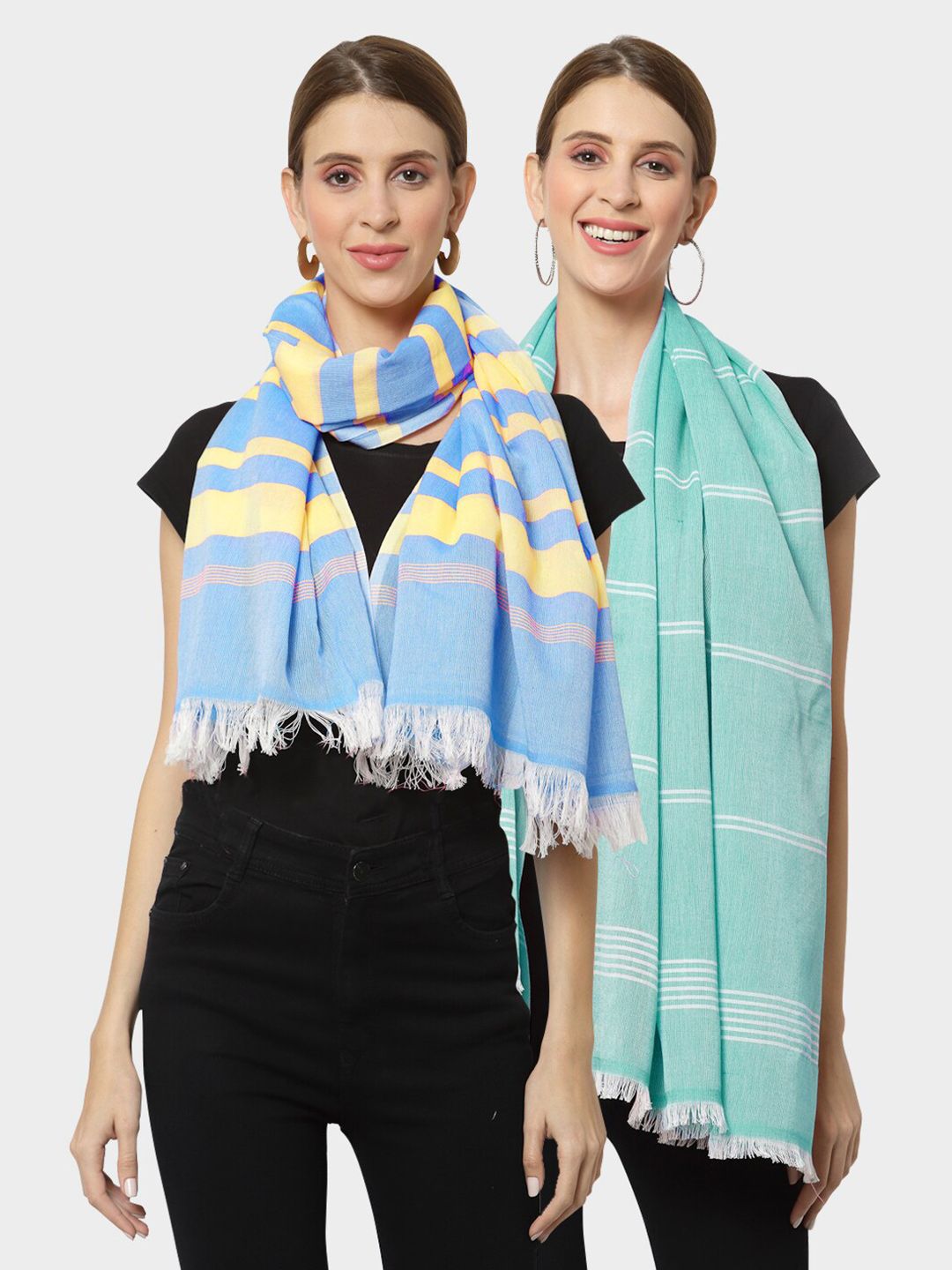 KLOTTHE Women Multi Stoles Price in India