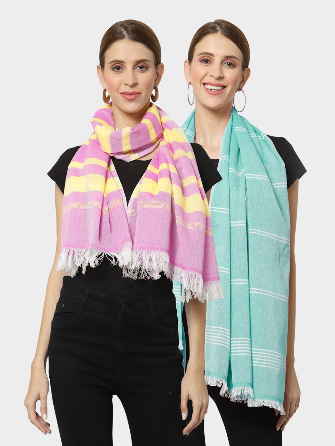 KLOTTHE Women Multi Stoles Price in India