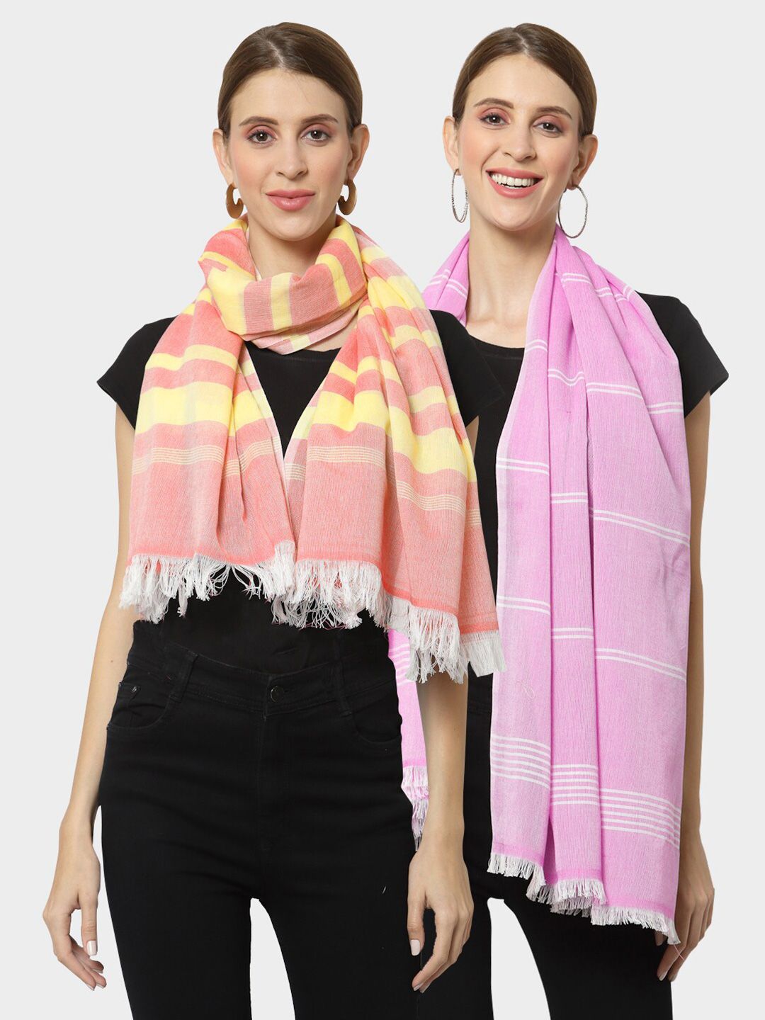 KLOTTHE Women Multi Stoles Price in India