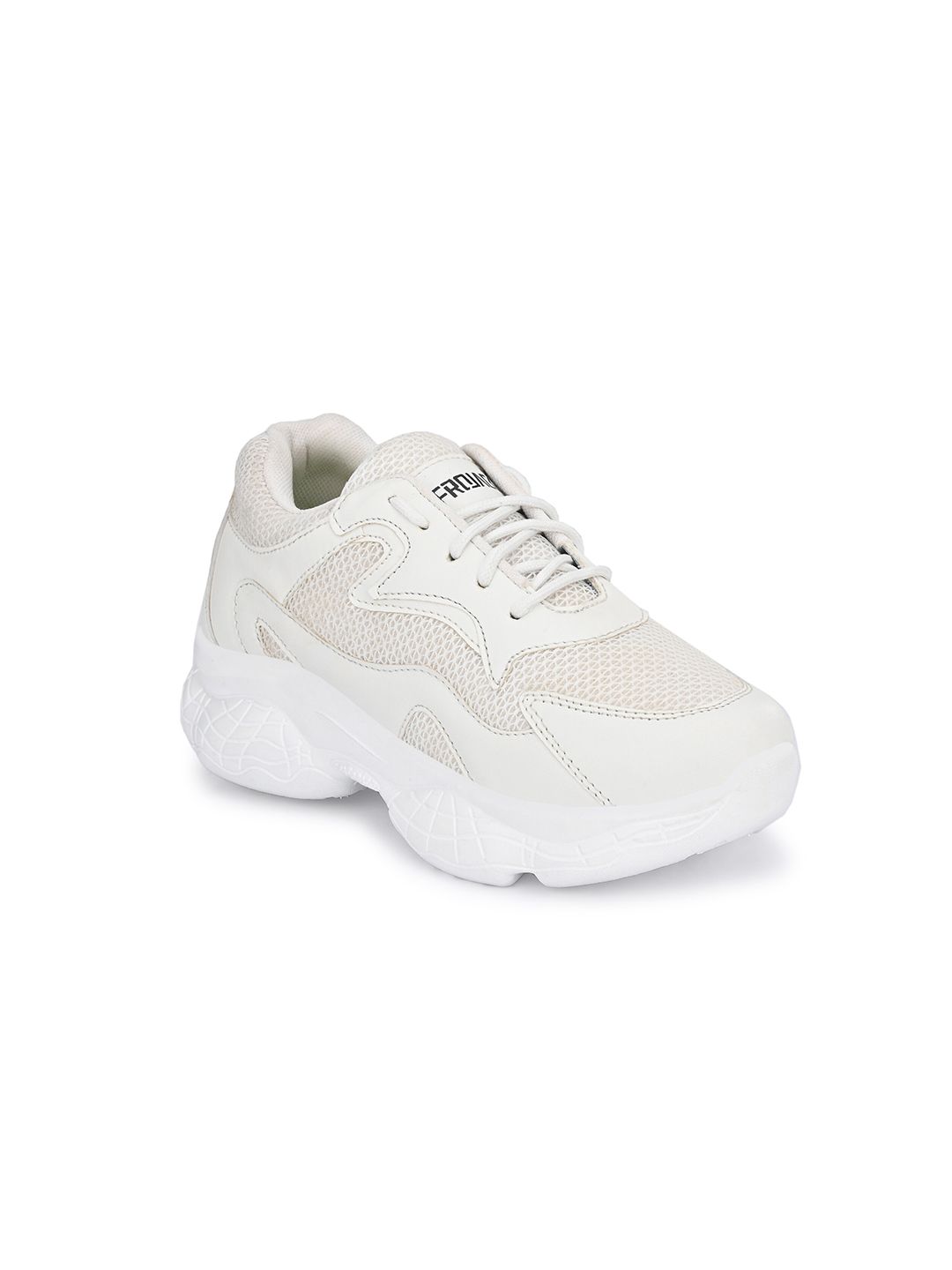 AfroJack Women White Running Shoes Price in India