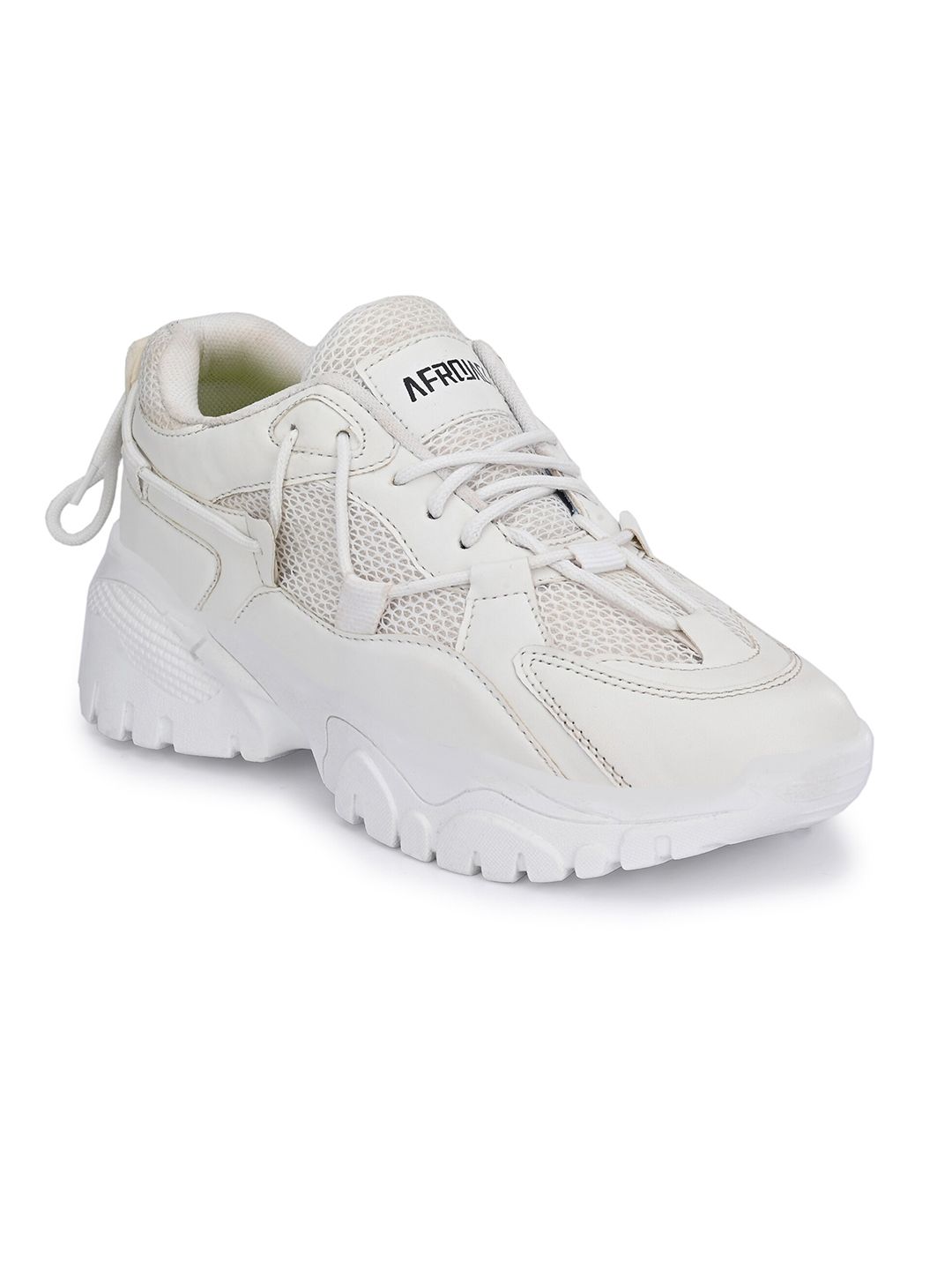 AfroJack Women White Running Shoes Price in India