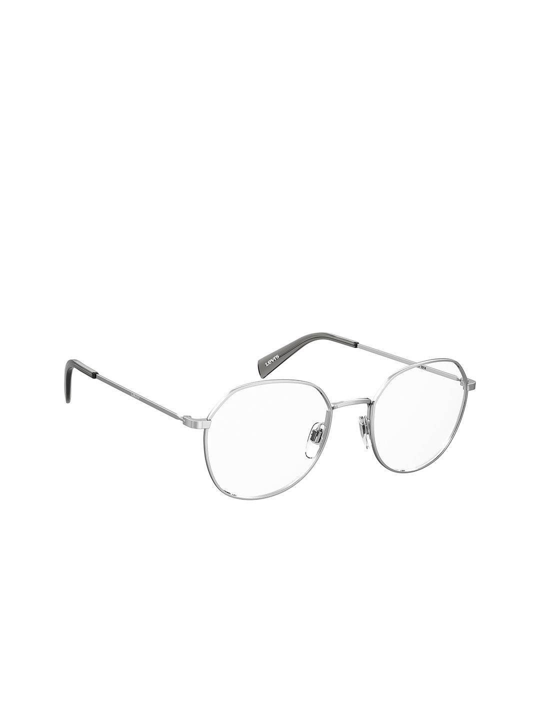Levis Unisex Clear Lens & Blue Round Sunglasses with Polarised Lens Price in India