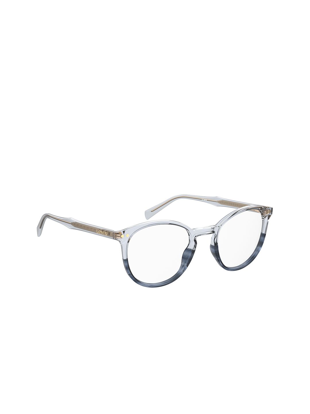 Levis Women Clear Lens & Blue Aviator Sunglasses with Polarised Lens Price in India