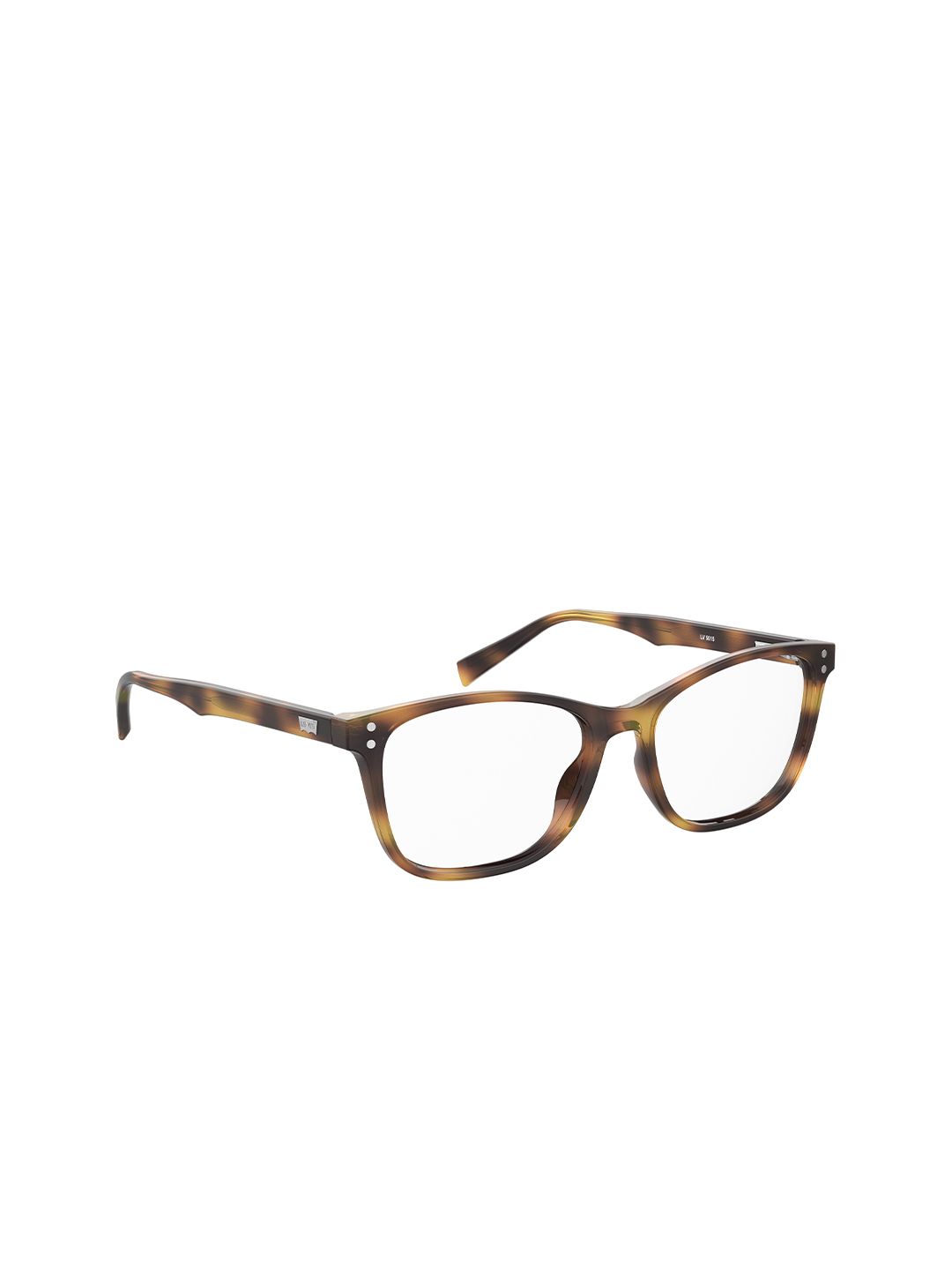 Levis Women Clear Lens & Brown Square Sunglasses with Polarised Lens Price in India